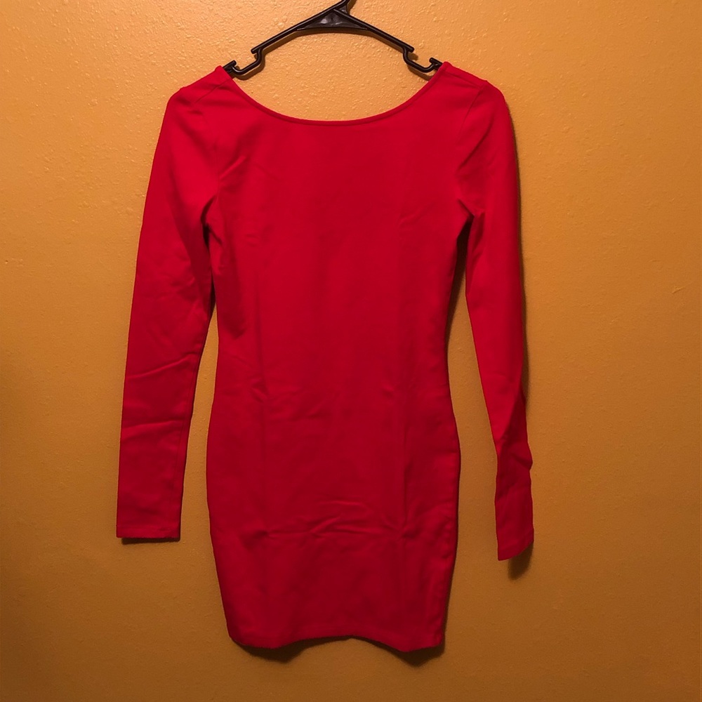 Forever 21 Red Bodycon Mini Dress, Size S